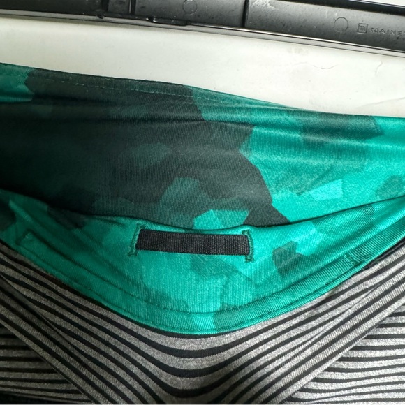 Lululemon Rebel Runner Crop Mini Stripe Ankle Zip Reflective High Waist Pockets - Picture 11 of 16